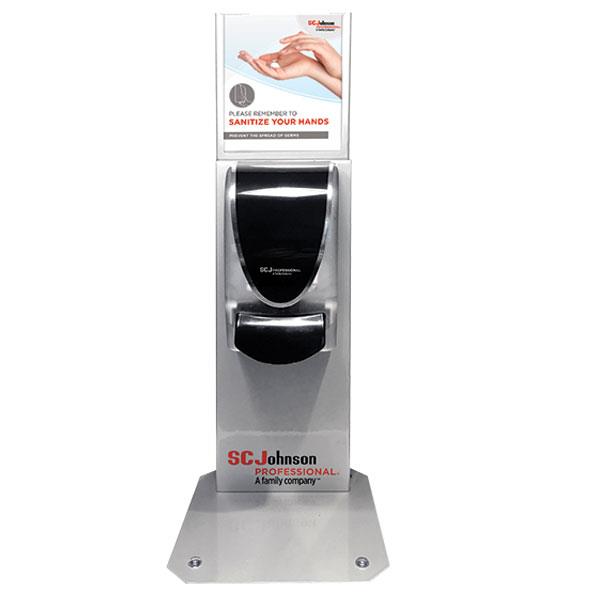 SC Johnson Professional Countertop Silver Dispenser Stand