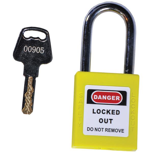 TruForce Safety Padlock with Steel Shackle