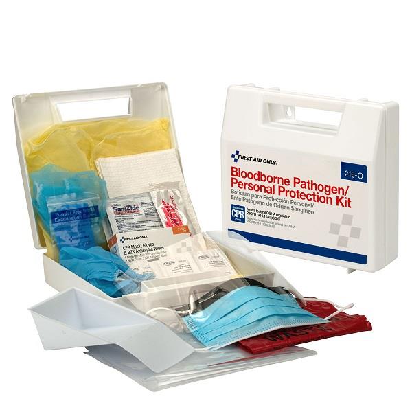Personal Bloodborne Pathogen Kit with 6-Piece CPR Pack