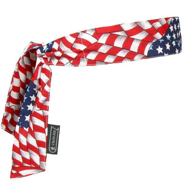 Ergodyne Chill-Its 6700 Cooling Bandanas, Tie Closure