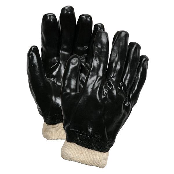 MCR Safety Industrial Grade Supported PVC Gloves, Single Dipped