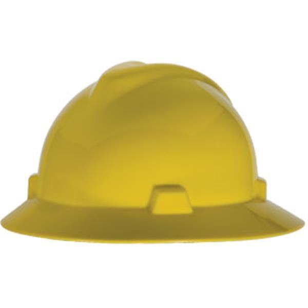 MSA V-Gard Slotted Hats with Fas-Trac Suspensions