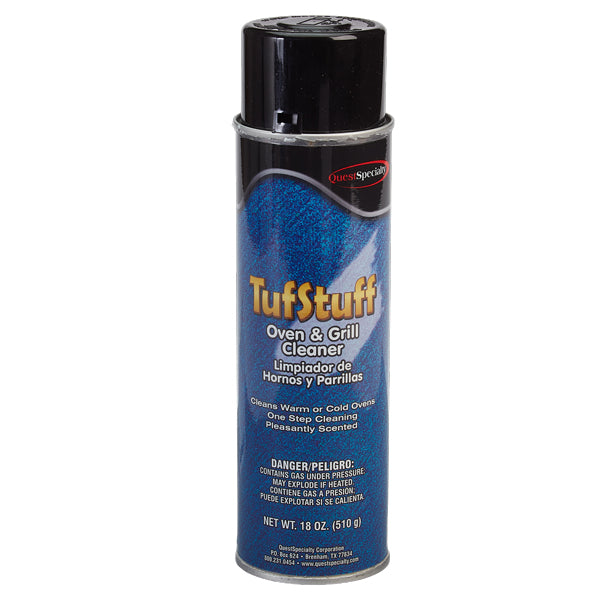 QuestSpecialty® TufStuff Oven & Grill Cleaner, 18 oz Aerosol, 12/Case