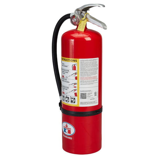 Badger Standard 10 lb ABC Fire Extinguisher with Wall Hook