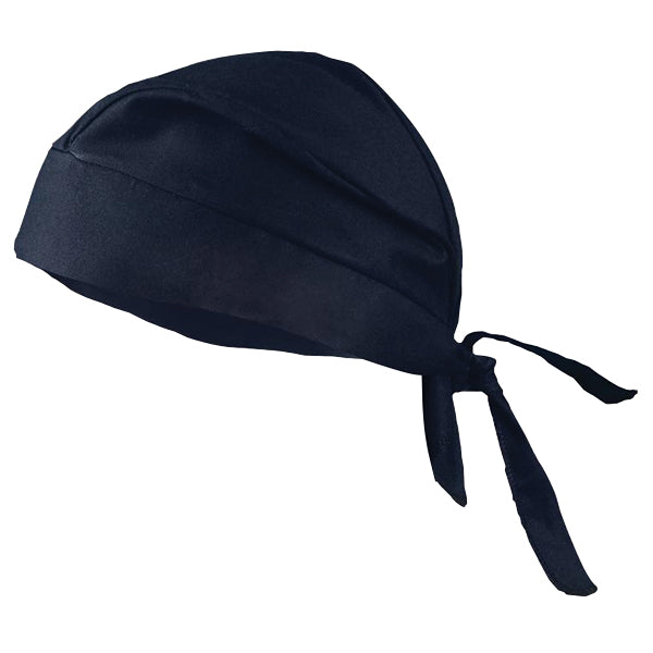 OccuNomix Tie Hat Doo Rag, Navy, 1/Each