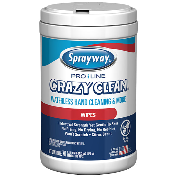 Sprayway Crazy Clean Wipes