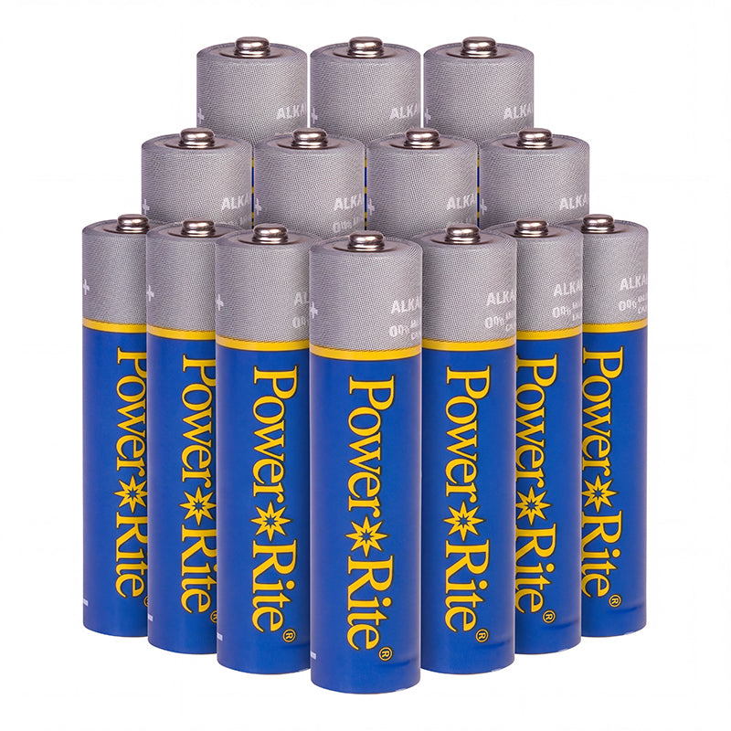 Power Rite® AAA Alkaline Batteries, 12/Pkg