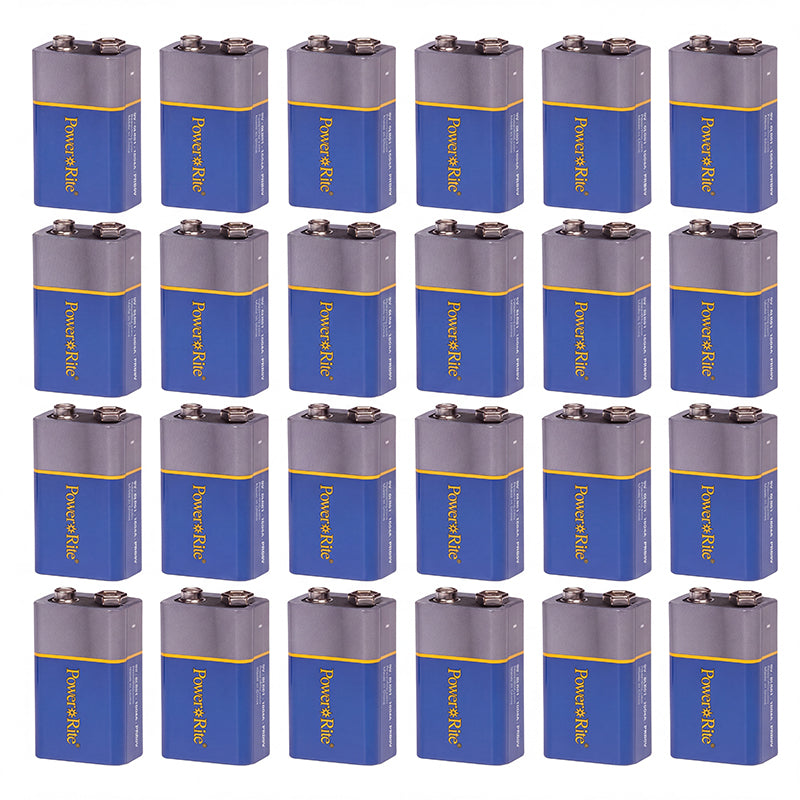 Power Rite® 9V Alkaline Batteries, 24/Pkg