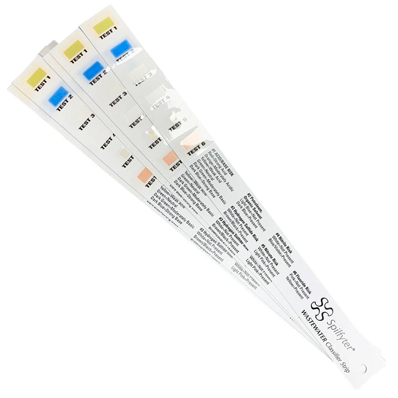 FyterTech Spilfyter Wastewater Classifier Strips, 10/Pack