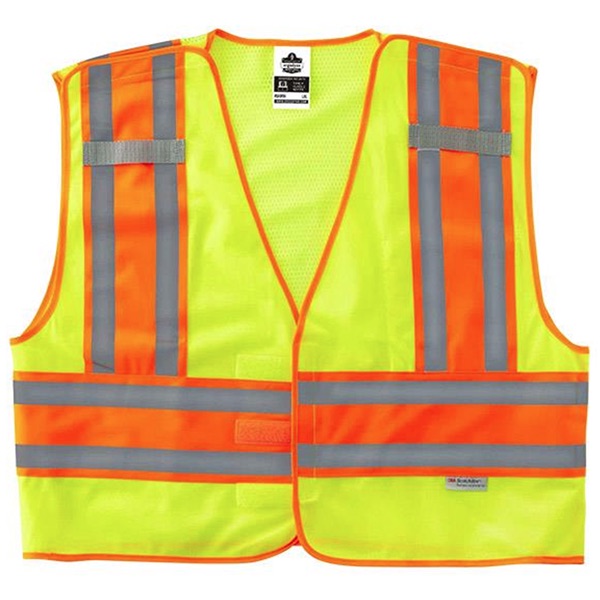Ergodyne® GloWear® 8245PSV Public Safety Vest, Large/X-Large, Lime, 1/Each Ergodyne® GloWear® 8245PSV Public Safety Vest, Large/X-Large, Lime, 1/Each