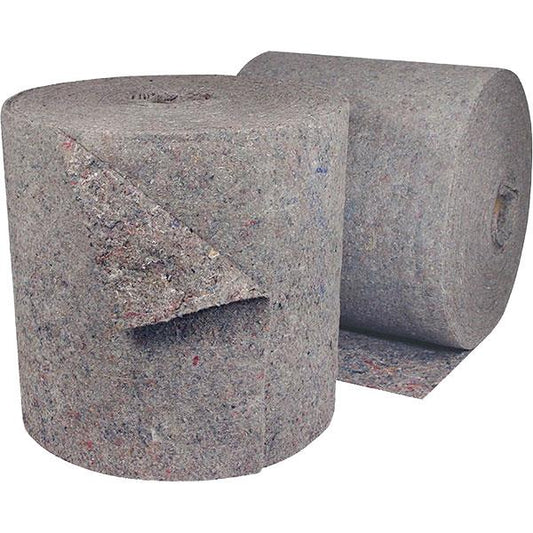 FyterTech Spilfyter Rag Rugs, 18" x 150', Gray, 2/Pkg