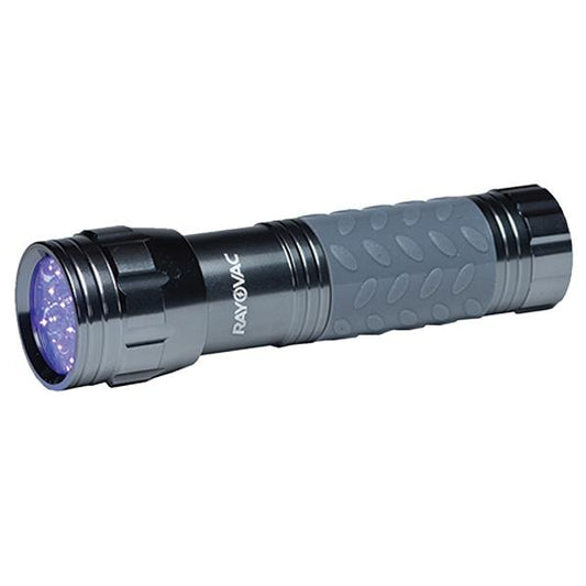 Rayovac Brite Essentials 3AAA UV Stain Detector LED Blacklight Flashlight, Black