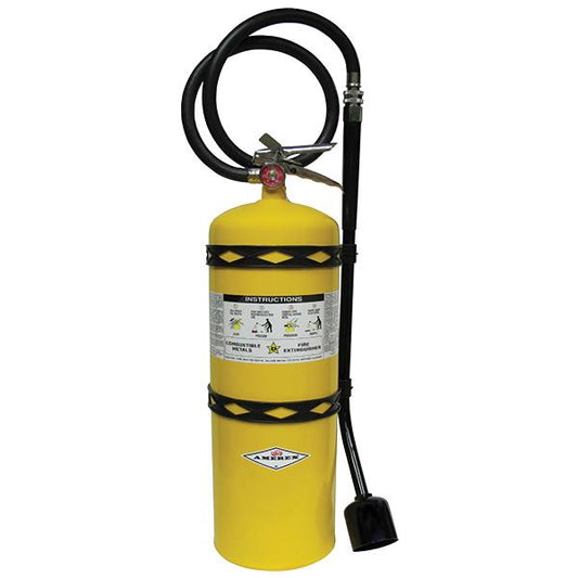 Amerex 30 lb Sodium Chloride Fire Extinguisher with Brass Valve and Wall Hook