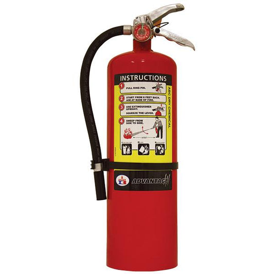 Badger Advantage 10 lb ABC Fire Extinguisher with Wall Hook