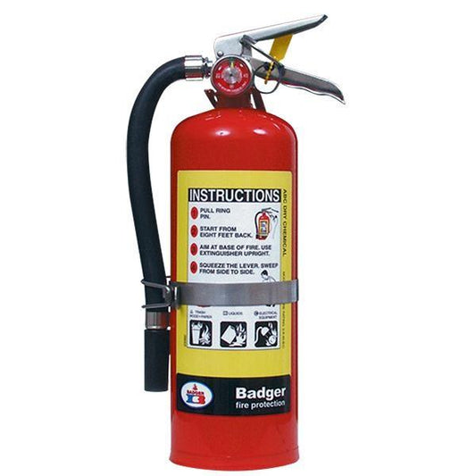 Badger Extra 5 lb ABC Fire Extinguisher with Vehicle Bracket