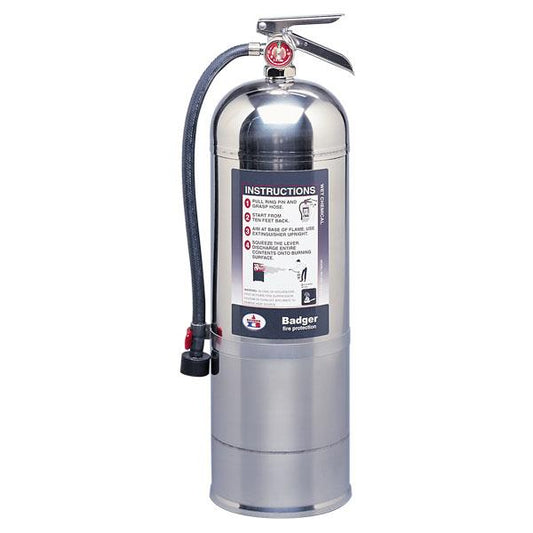Badger Extra 2.5 gal Wet Chemical Fire Extinguisher with Wall Hook