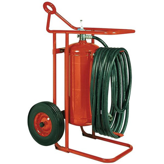 Badger 125 lb ABC Wheeled Stored Pressure Fire Extinguisher, 50' Hose