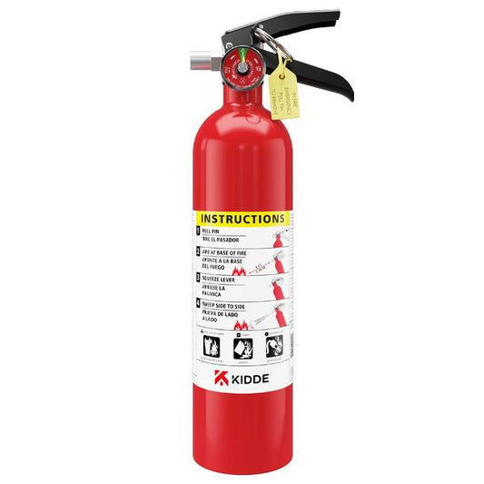 Kidde Pro 2.5 lb ABC Automotive Fire Extinguisher w/ Strap Bracket (Rechargeable)