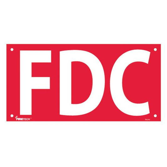 FireTech FDC Aluminum Sign