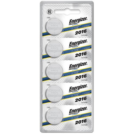 Energizer 2016 Battery, 5/Pkg