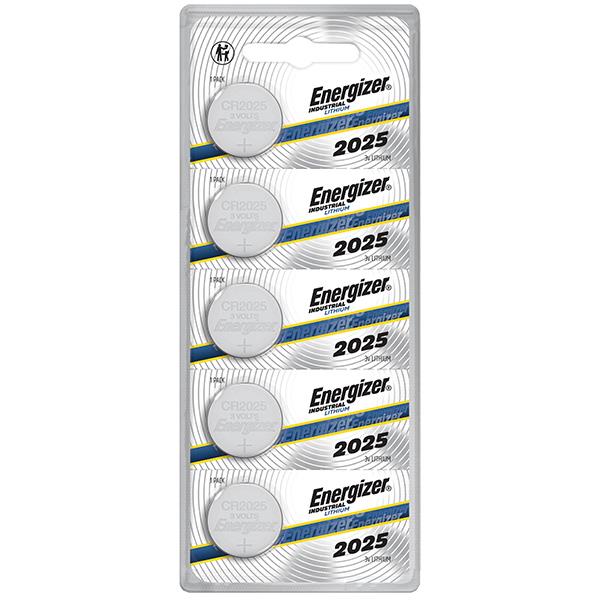 Energizer 2025 Batteries, 5/Pkg