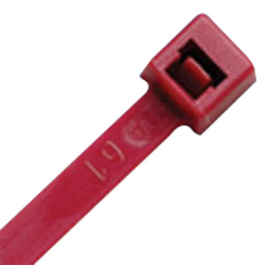 ACT Air Handling Cable Ties, 14", 50 lb, Burgundy, 100/Pkg (AL-14-50-35-C)