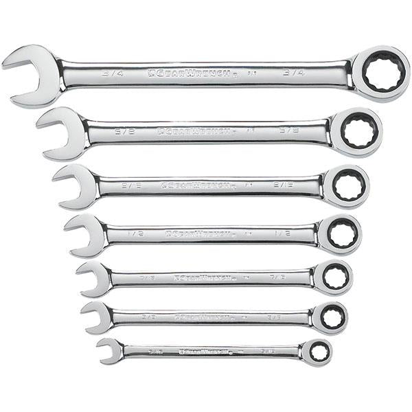 GearWrench 12-Point Ratcheting Combination Wrench Sets