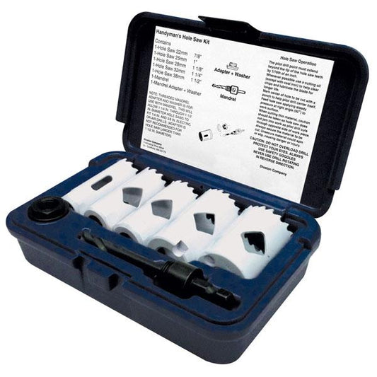 Disston Blu-Mol Xtreme Bi-Metal Handyman's 7-Piece Hole Saw Kit