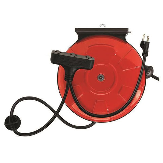 Southwire 3-Outlet Cord Reel w/ Locking Plug