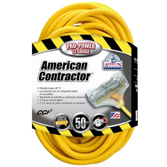 Southwire Tri-Source SJTW Extension Cord w/ Lighted End