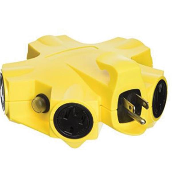 Southwire 5-Outlet Adapter w/ Circuit Breaker – Logistics Supply