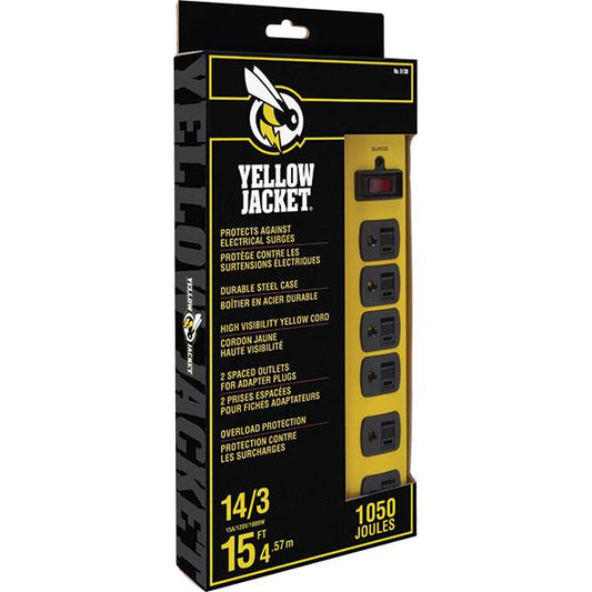 Southwire Yellow Jacket 6-Outlet Metal Surge Protector