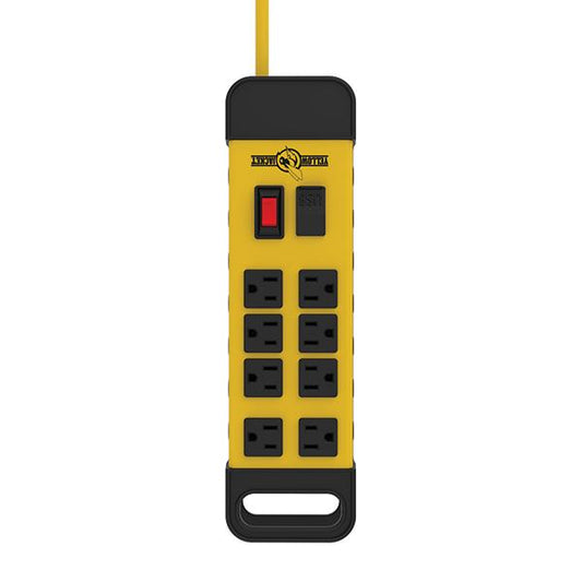 Southwire Yellow Jacket 8-Outlet Metal Power Block w/ 2 USB Ports
