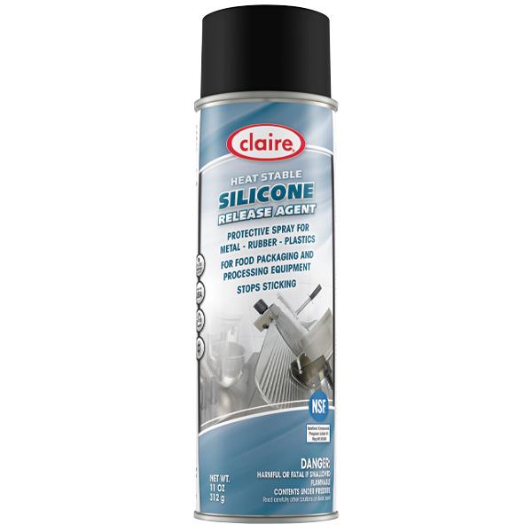 Claire Heat Stable Silicone Release Agent, 11 oz Aerosol, 12/Case