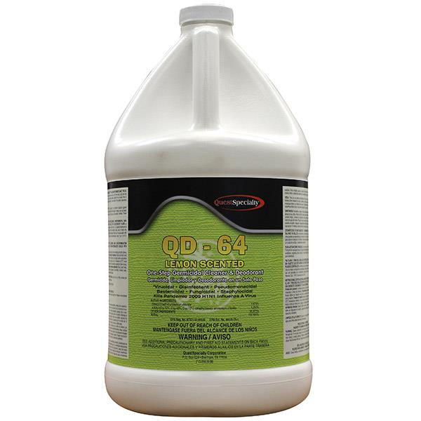 QuestSpecialty QD-64 One Step Germicidal Cleaner and Deodorant