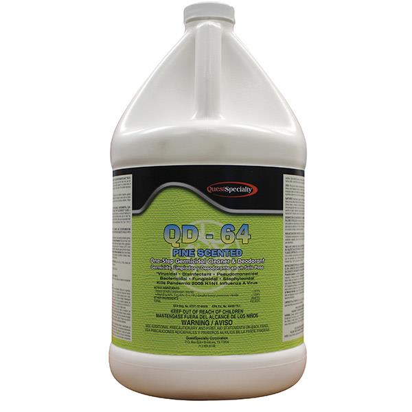 QuestSpecialty QD-64 One Step Germicidal Cleaner and Deodorant