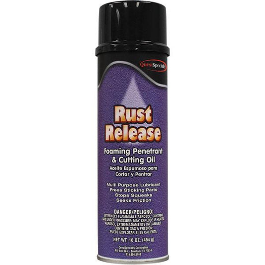 QuestSpecialty Rust Release Foaming Penetrant and Cutting Oil