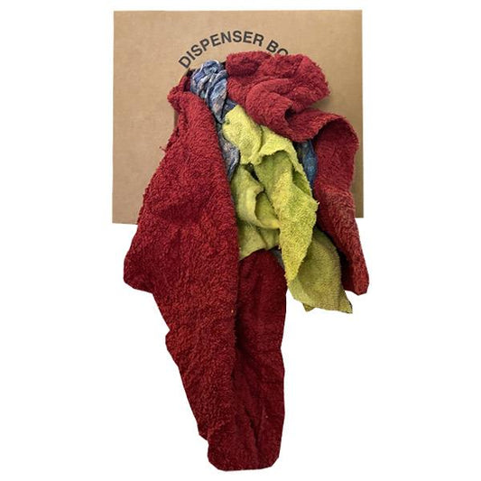 FyterTech Spillfyer Mixed Color Cut Terry Reclaimed Towels