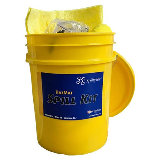 FyterTech Spilfyter HazMat 5 gal Bucket Spill Kit