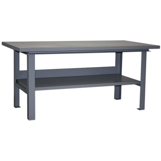 Extra-Heavy-Duty Work Table, 8000 lb Capacity, 34"H x 60"W x 36"D, Gray