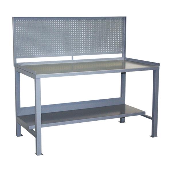 Jamco Heavy-Duty Fixed Workbench w/ Pegboard – Logistics Supply