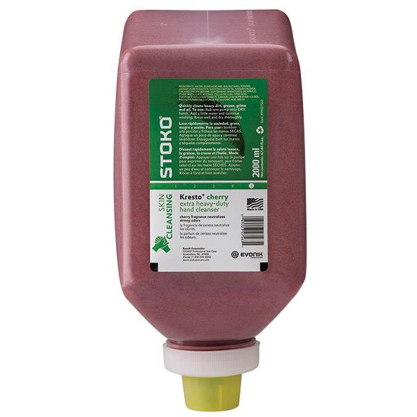 SC Johnson Professional Kresto Cherry Extra Heavy Duty Hand Cleaner, 2 Liter Refill, Soft Bottle, 6 per Case