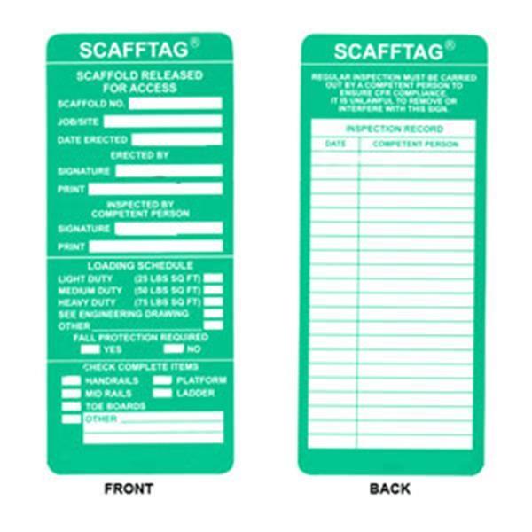 Brady Scafftag Products