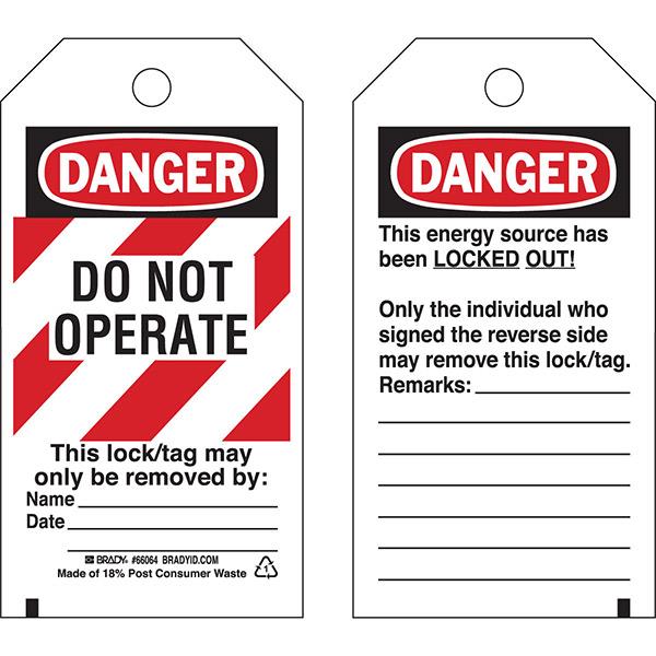 Brady Lockout Tags