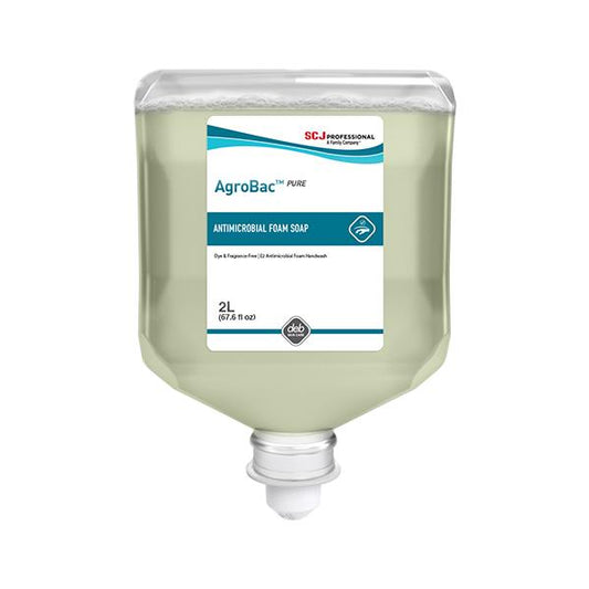 SC Johnson Professional AgroBac PURE FOAM Soap, 2 L Refill, 4/Case