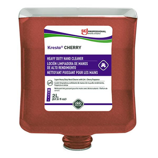 SC Johnson Professional Kresto Cherry Super Heavy-Duty Hand Cleaner, 2 L Refill, 4/Case