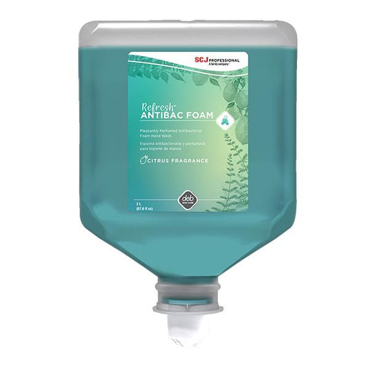 SC Johnson Professional Refresh AntiBac FOAM Hand Wash, 2 L Refill, 4/Case