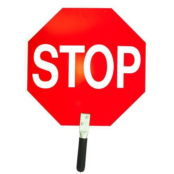 Stop/Slow Plastic Traffic Paddles