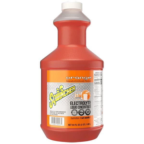 Sqwincher Regular Liquid Concentrate, 64 oz Bottles, 5 gal Yield
