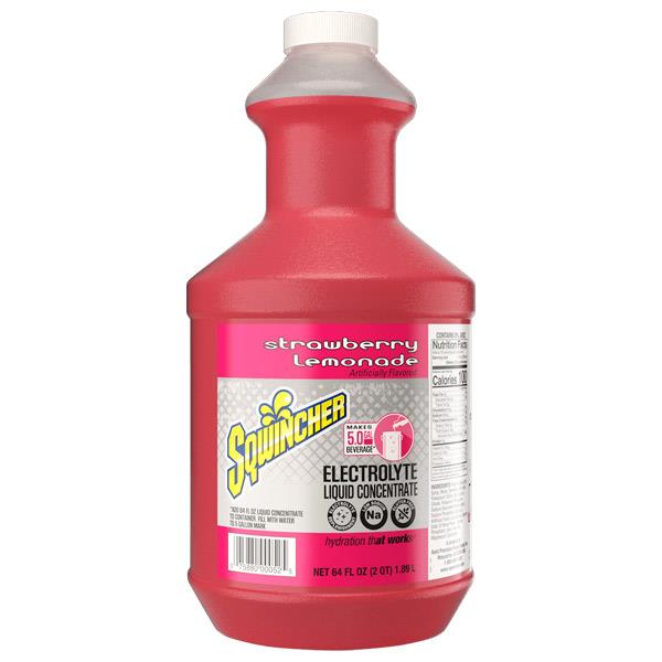 Sqwincher Regular Liquid Concentrate, 64 oz Bottles, 5 gal Yield